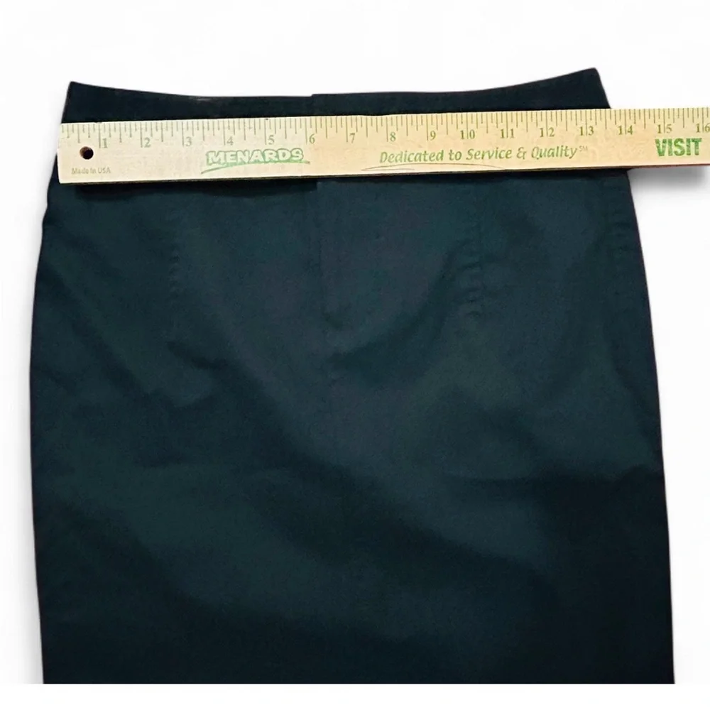 BODY by VICTORIA Black Pencil Skirt 0, Back Lace-Up Design With Zipper NWOT